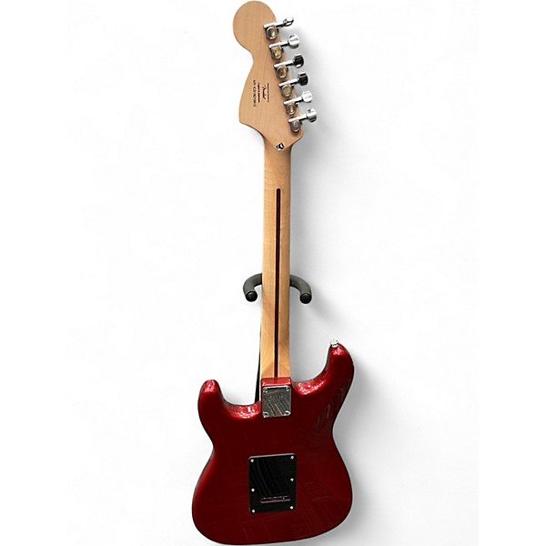 Used Squier AFFINITY STRATOCASTER HSS Candy Apple Red Metallic Solid Body Electric Guitar