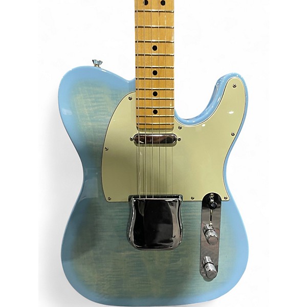 Used Fender 2024 COLLECTION MADE IN JAPAN HYBRID II TELECASTER CELESTE BLUE Solid Body Electric Guitar