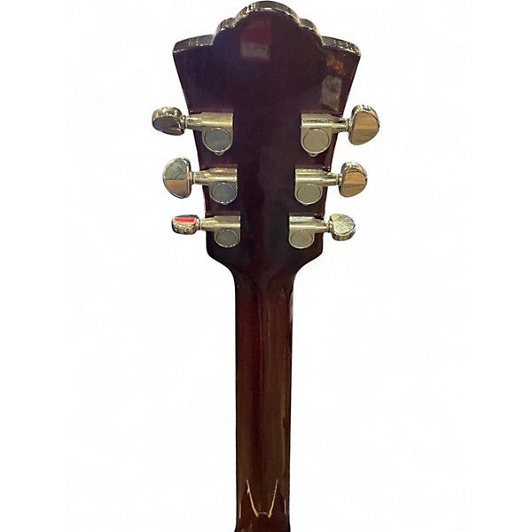Used Guild D140E 2 Tone Sunburst Acoustic Electric Guitar