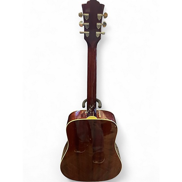 Used Guild D140E 2 Tone Sunburst Acoustic Electric Guitar