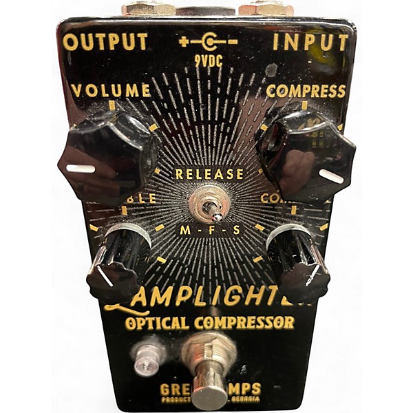 Used Greer Amplification LAMPLIGHTER OPTICAL COMPRESSOR Effect Pedal