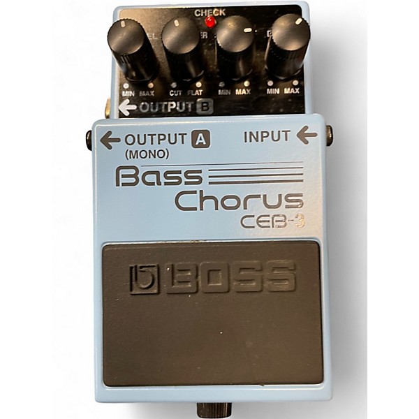 Used BOSS BASS CHORUS CEB3 Effect Pedal