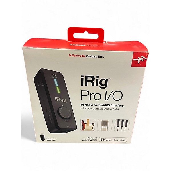 Used IK Multimedia iRig Pro I/O Audio Interface