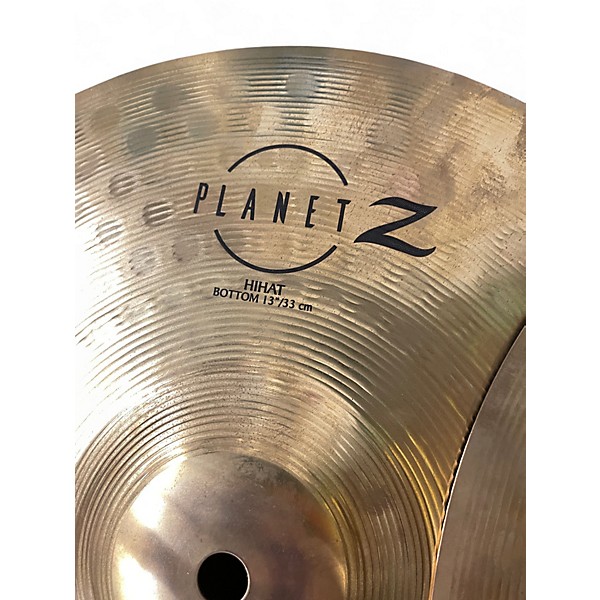 Used Zildjian 13in Planet Z Hi Hat Pair Cymbal