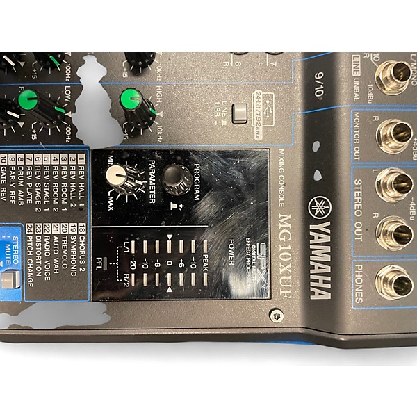 Used Yamaha MG10XUF Unpowered Mixer