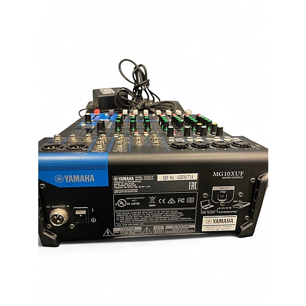 Used Yamaha MG10XUF Unpowered Mixer