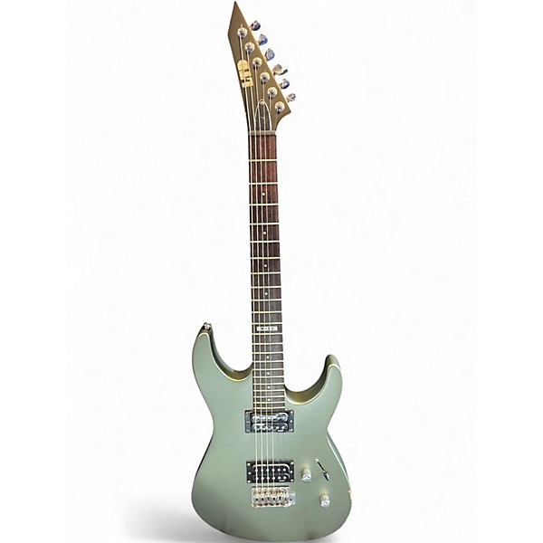 Used ESP LTD M50 Silver Solid Body Electric Guitar