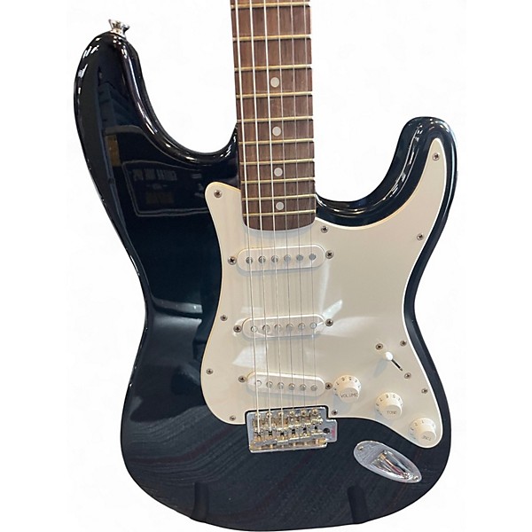 Used Squier Affinity Stratocaster Black Solid Body Electric Guitar