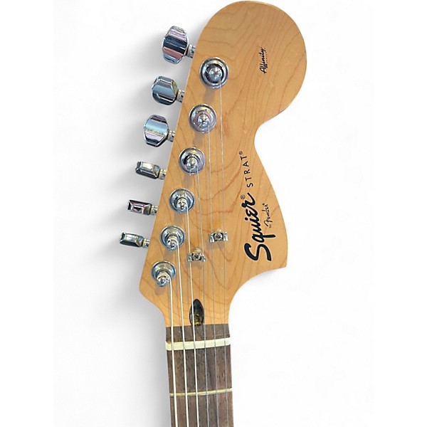 Used Squier Affinity Stratocaster Black Solid Body Electric Guitar