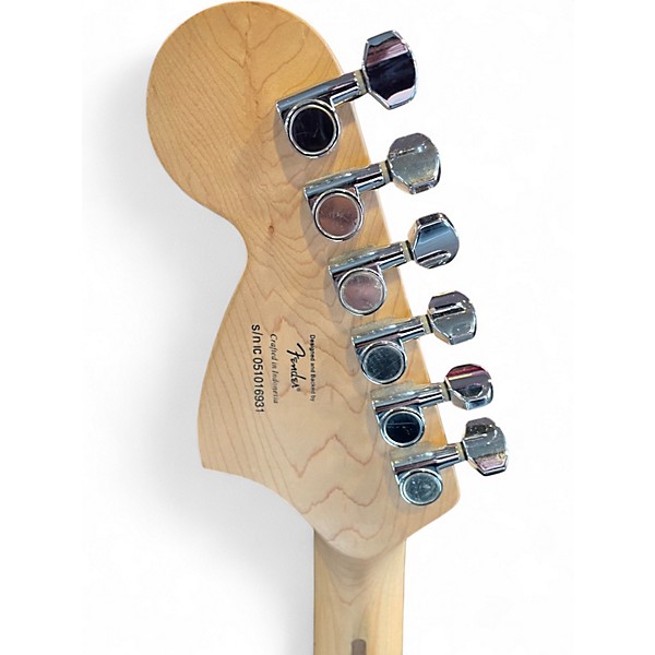 Used Squier Affinity Stratocaster Black Solid Body Electric Guitar