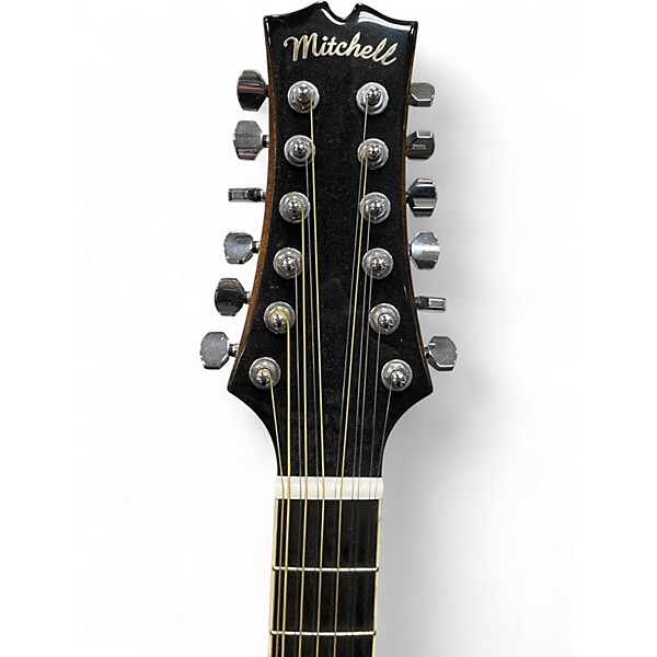 Used Mitchell D120-12 Natural 12 String Acoustic Electric Guitar