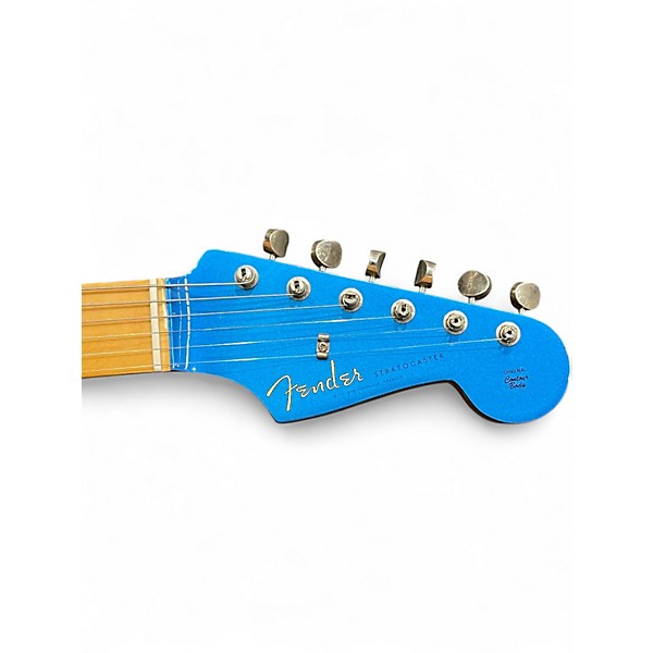 Used 2023 Fender H.E.R. Stratocaster Blue Marlin Solid Body Electric Guitar
