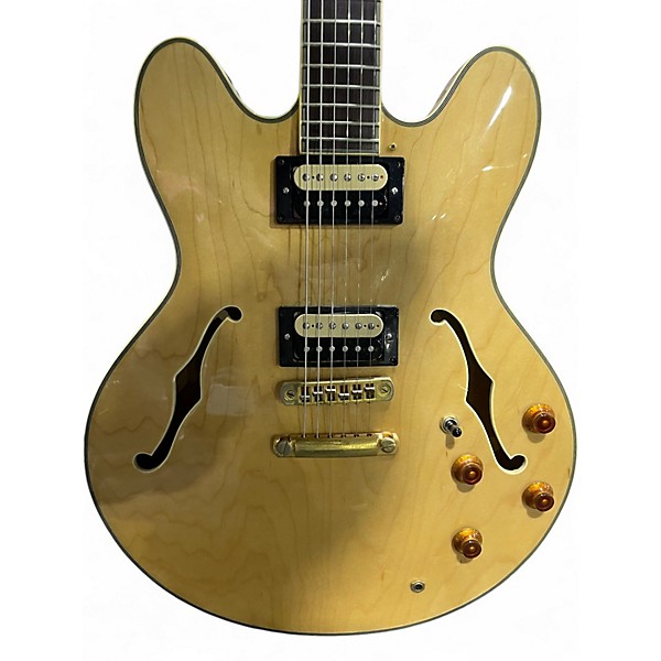 Used Epiphone Sheraton Natural Hollow Body Electric Guitar
