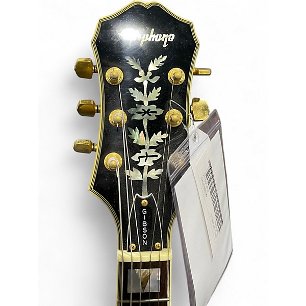 Used Epiphone Sheraton Natural Hollow Body Electric Guitar