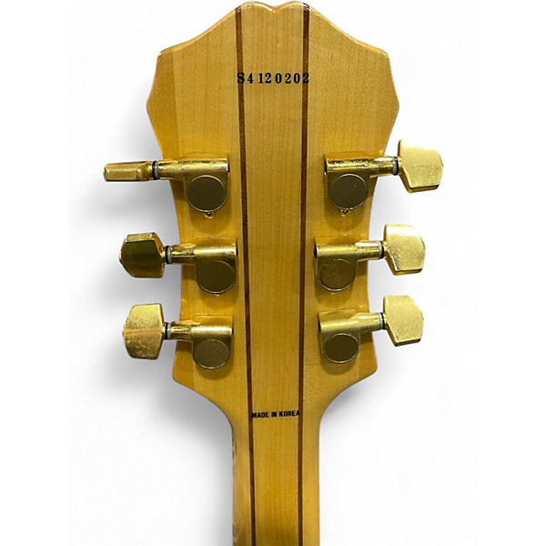 Used Epiphone Sheraton Natural Hollow Body Electric Guitar