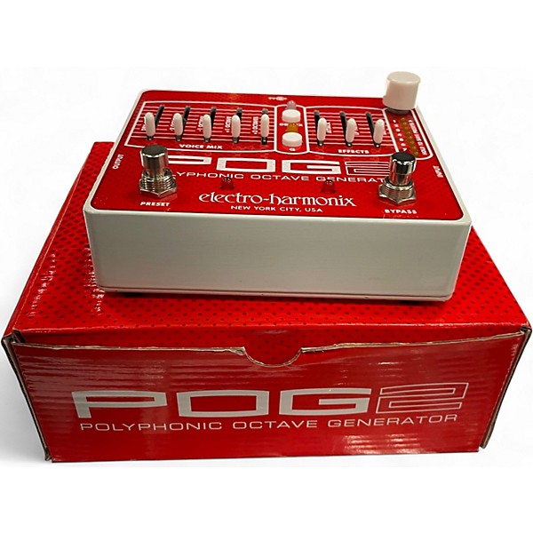 Used Electro-Harmonix Pog2 Polyphonic Octave Generator Effect Pedal