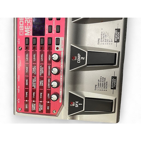 Used BOSS ME20B Bass Multi Bass Effect Pedal