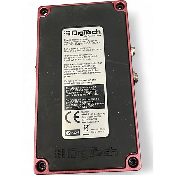 Used DigiTech BASS DRIVER Effect Pedal