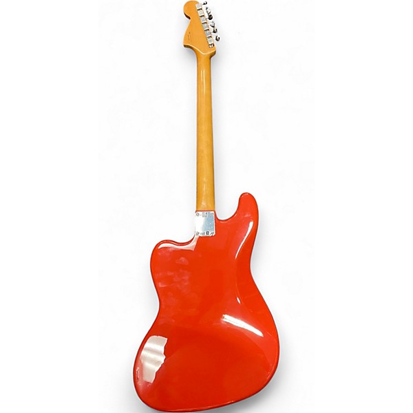 Used Fender Vintera II '60's Bass VI Fiesta Red Baritone Guitars