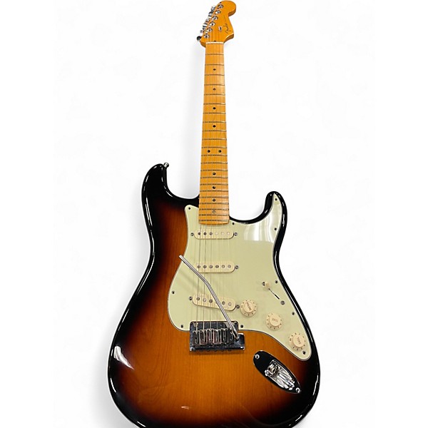 Used Fender American Deluxe Stratocaster 2 Color Sunburst Solid Body Electric Guitar
