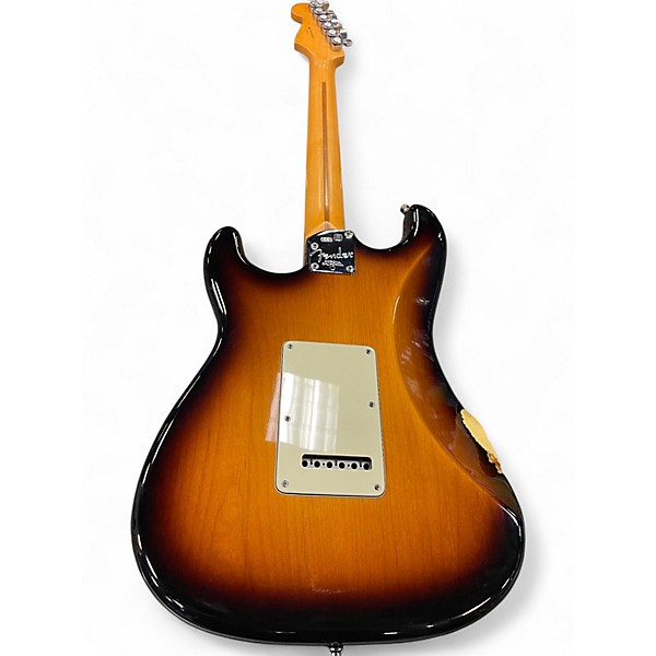 Used Fender American Deluxe Stratocaster 2 Color Sunburst Solid Body Electric Guitar