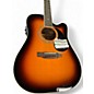 Used Zager ZAD-50CE/VS 3 Color Sunburst Acoustic Electric Guitar