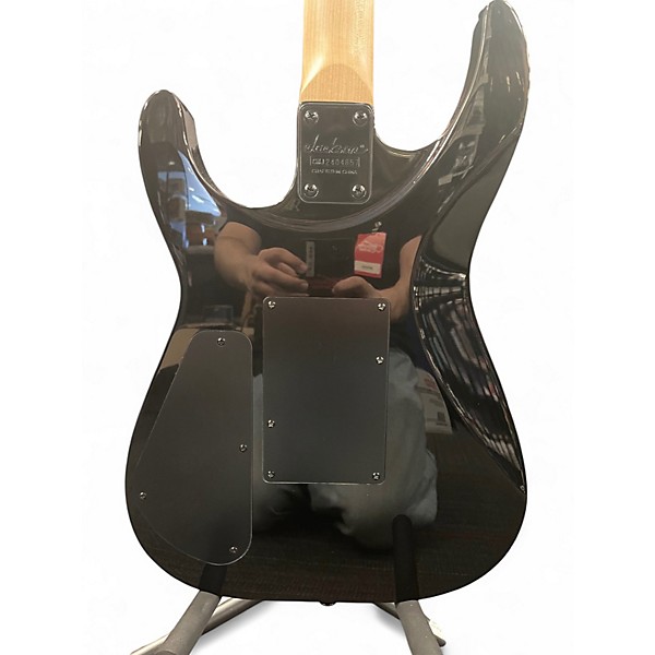 Used Jackson JS32TQ Dinky Trans Green Solid Body Electric Guitar