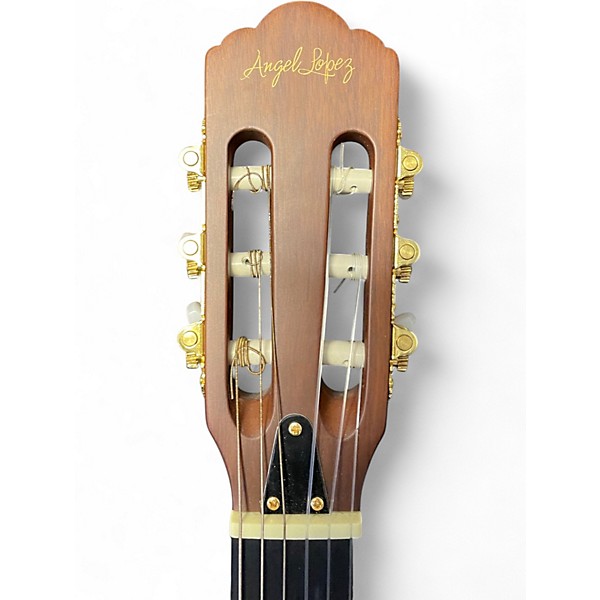 Used Angel Lopez AR-300 Natural Classical Acoustic Electric Guitar