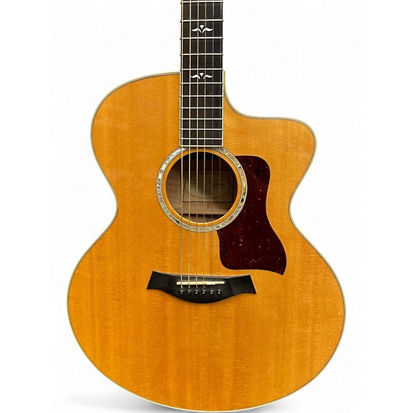 Used Taylor 615CE Natural Acoustic Electric Guitar