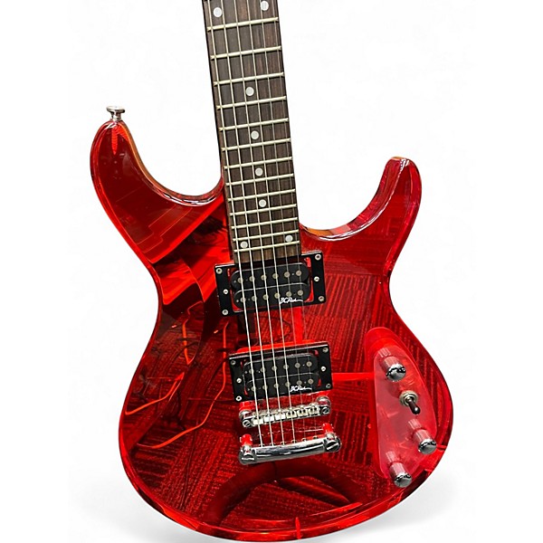 Used B.C. Rich exclusive Red Solid Body Electric Guitar