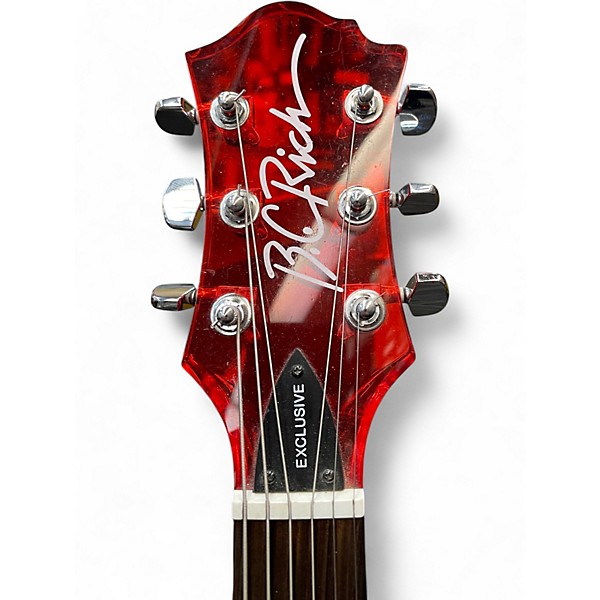 Used B.C. Rich exclusive Red Solid Body Electric Guitar