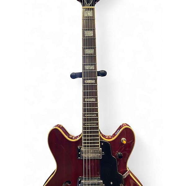 Used Guild Starfire V Trans Red Hollow Body Electric Guitar