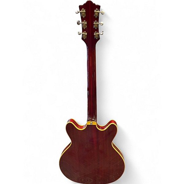 Used Guild Starfire V Trans Red Hollow Body Electric Guitar