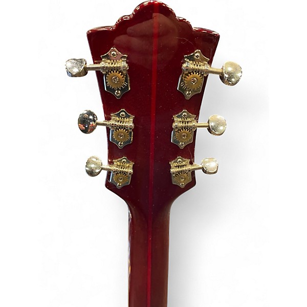 Used Guild Starfire V Trans Red Hollow Body Electric Guitar