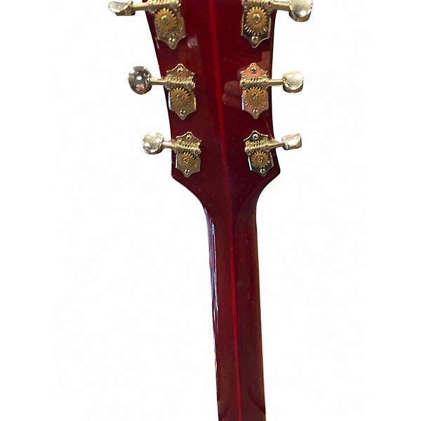 Used Guild Starfire V Trans Red Hollow Body Electric Guitar