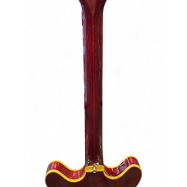 Used Guild Starfire V Trans Red Hollow Body Electric Guitar