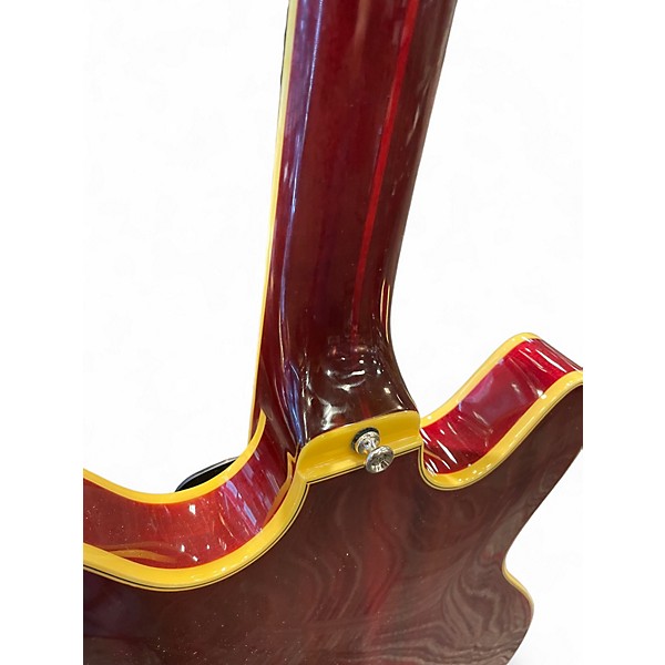 Used Guild Starfire V Trans Red Hollow Body Electric Guitar