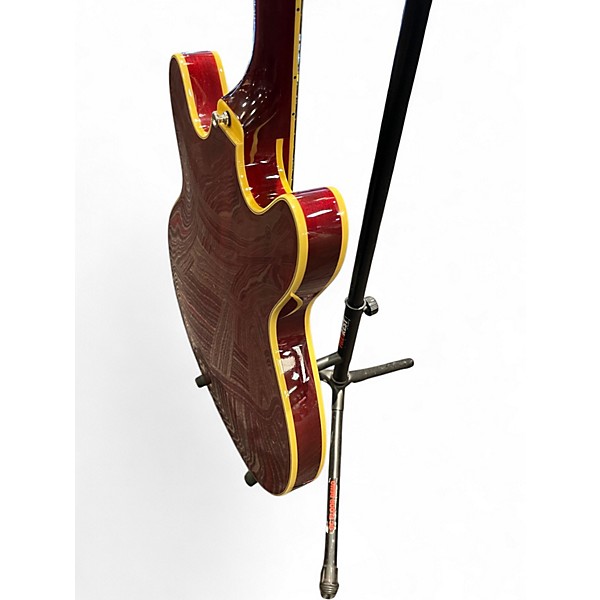 Used Guild Starfire V Trans Red Hollow Body Electric Guitar