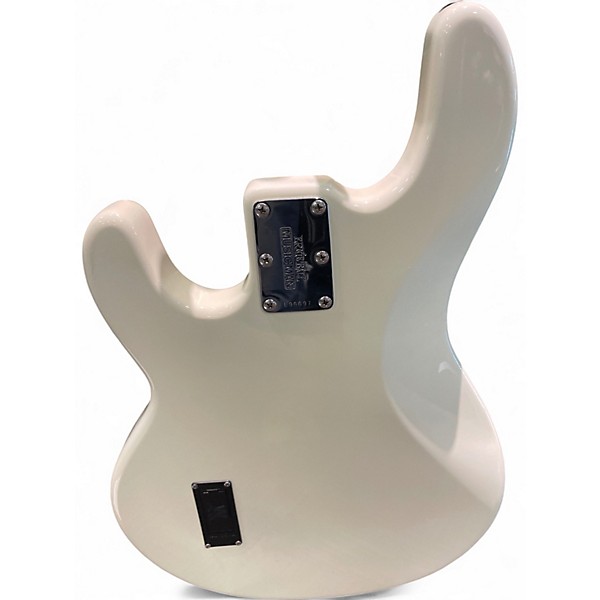 Used Ernie Ball Music Man Stingray 4 String Olympic White Electric Bass Guitar