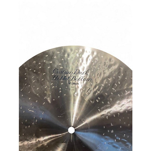 Used Zildjian 14in K Custom Dark Hi Hat Bottom Cymbal
