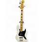 Used Squier Vintage Modified Jazz Bass V White Electric Bass Guitar thumbnail