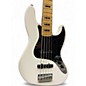 Used Squier Vintage Modified Jazz Bass V White Electric Bass Guitar