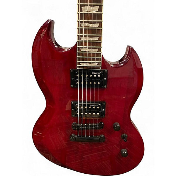 Used ESP LTD Viper 256 RED Solid Body Electric Guitar