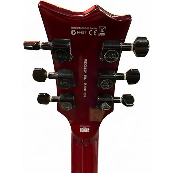 Used ESP LTD Viper 256 RED Solid Body Electric Guitar