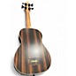 Used Kala Striped Ebony Round Wound String Acoustic-Electric U-Bass dark natural Ukulele