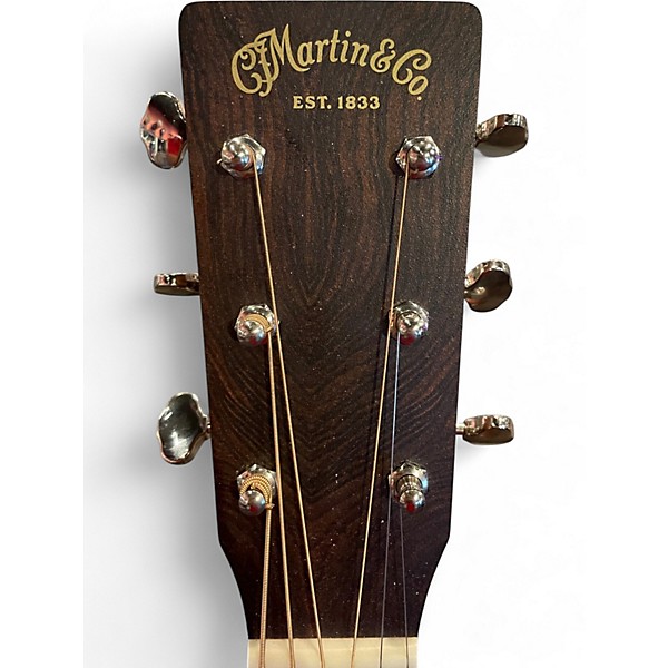 Used Martin D Jr Natural Acoustic Guitar