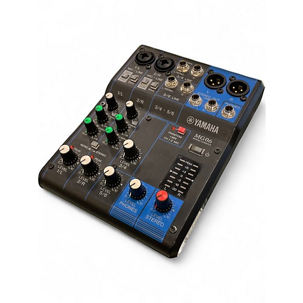 Used Yamaha MG06 Unpowered Mixer