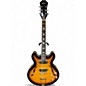 Used Epiphone CASINO VS 2 Tone Sunburst Hollow Body Electric Guitar thumbnail