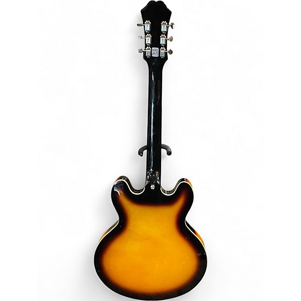 Used Epiphone CASINO VS 2 Tone Sunburst Hollow Body Electric Guitar