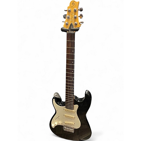 Used Greg Bennett Design by Samick malibu signature series Black Solid Body Electric Guitar
